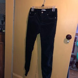 Vineyard Vines Black Velvet Skinny Jeans
